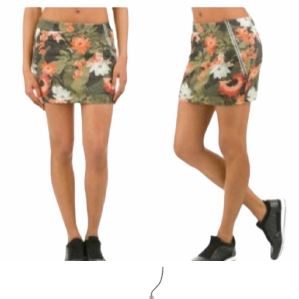 Bench "Home Time" Floral Denim Mini Skirt medium